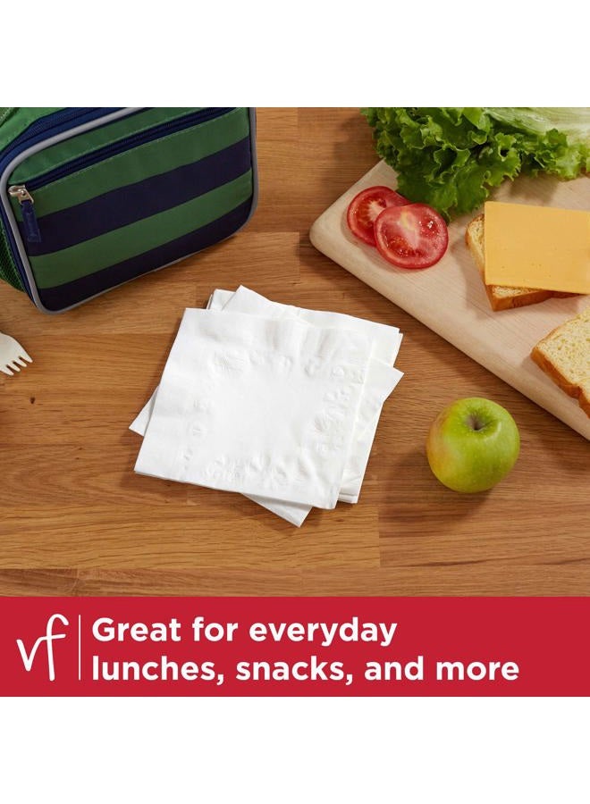 Vanity Fair Everyday Napkins, 100 Count, White Dinner Paper Napkins - Image 2