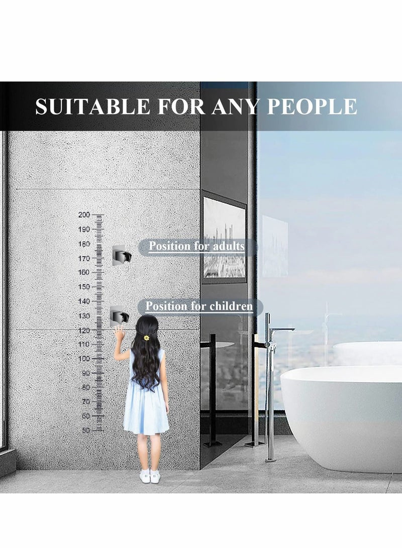 Y&D Shower Head Holder, Adhesive Handheld Holder No Drilling Wall Mount Bracket for Home Bathroom No-Damage  - Image 4