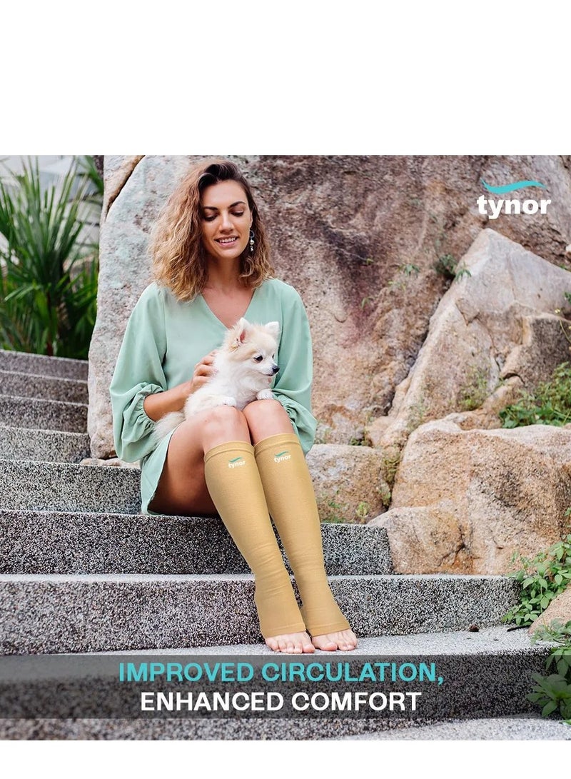 Tynor Compression Stocking Below Knee Classic (Pair) I16 - Image 5