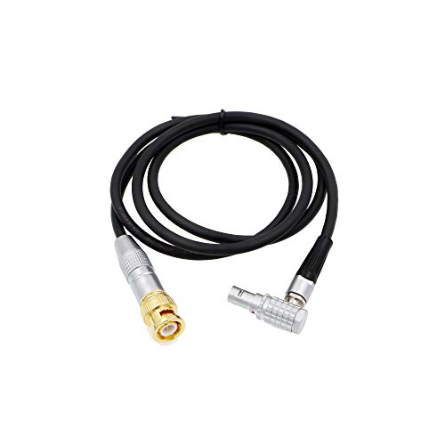 Uonecn Time Code TC Cable BNC Male to Right Angle 0B 5 Pin Male for ARRI Alexa Sound Device 39'' - Image 4