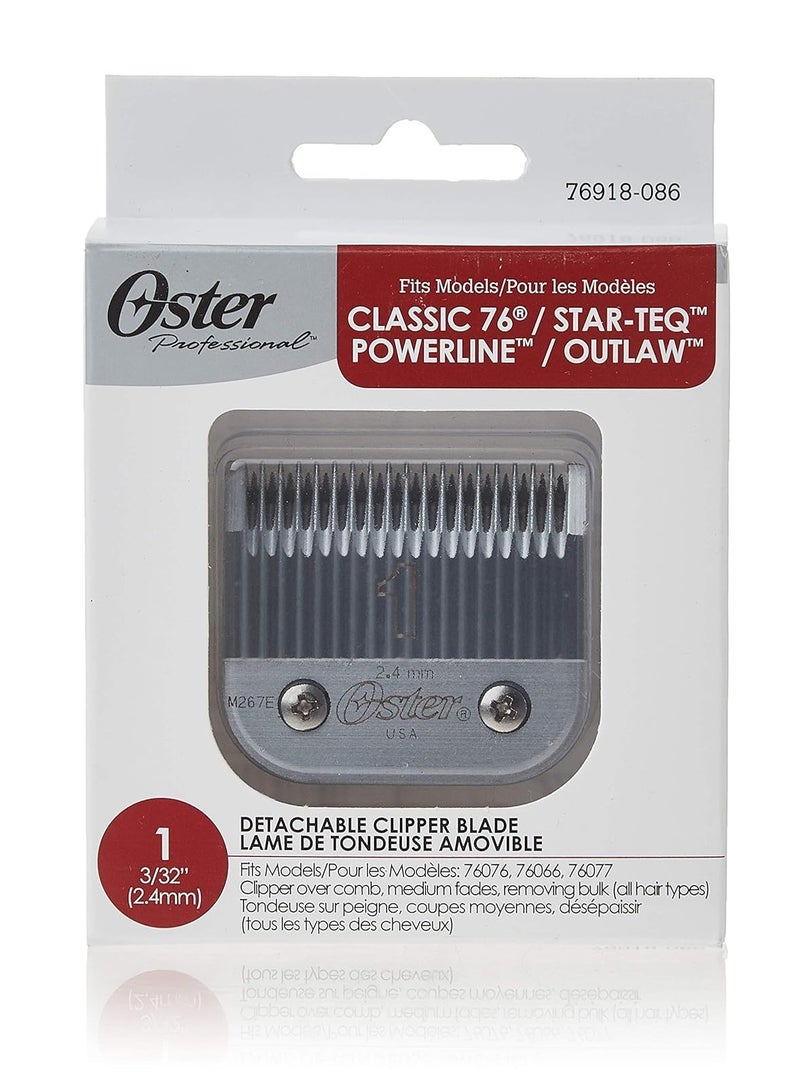 Oster Professional 76918-086 Size 1 Hair Clipper Replacement Blade 2.44 mm - Image 3