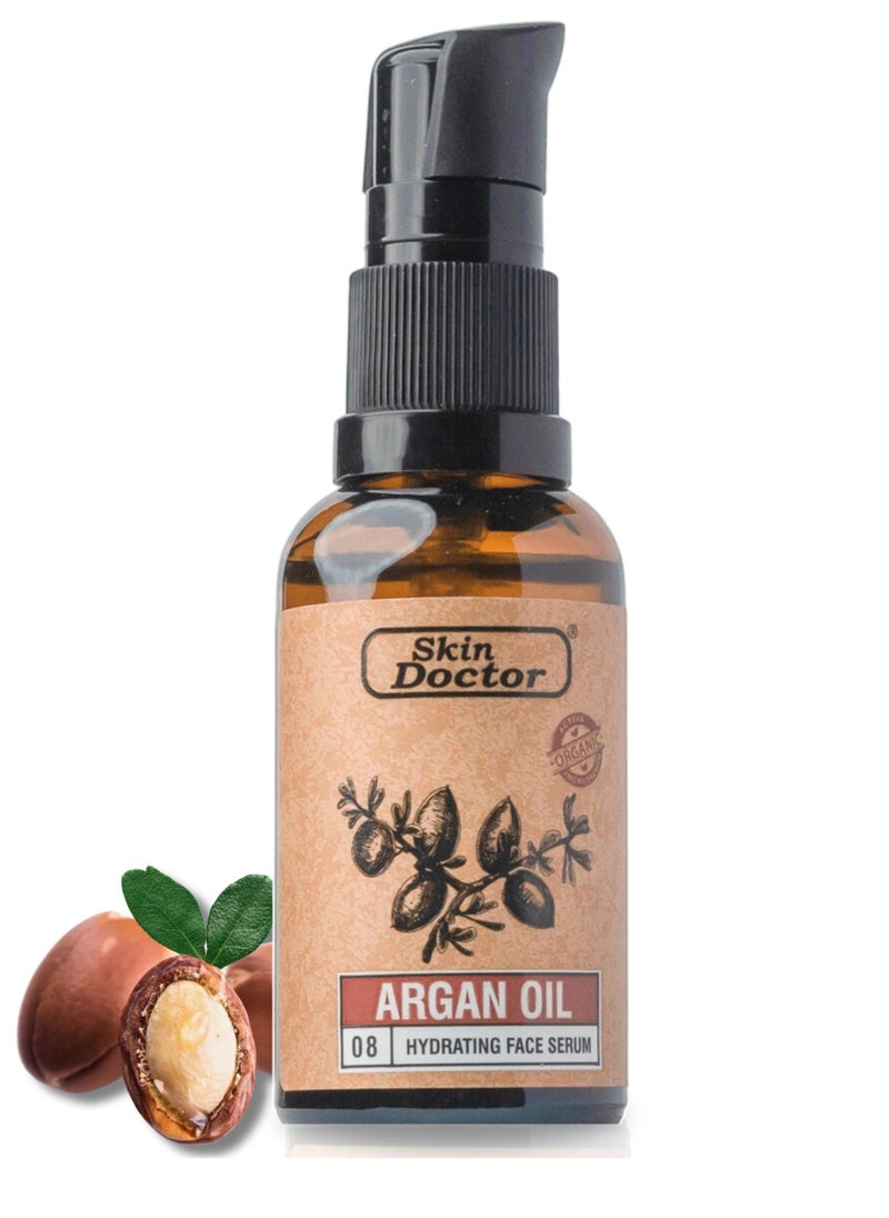 Skin Doctor Argan Oil Infused Hydrating Face Serum Skin Revitalization and Anti-Aging Formula - 30ml  - Image 1