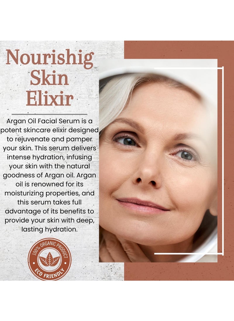 Skin Doctor Argan Oil Infused Hydrating Face Serum Skin Revitalization and Anti-Aging Formula - 30ml  - Image 3