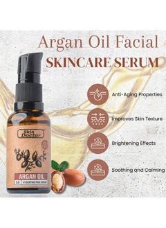 Skin Doctor Argan Oil Infused Hydrating Face Serum Skin Revitalization and Anti-Aging Formula - 30ml  - Image 4
