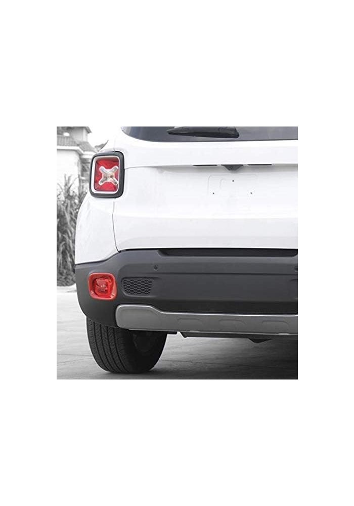 DEMULAX Yellow ABS Car Fog Light Cover for Jeep Renegade - Image 3