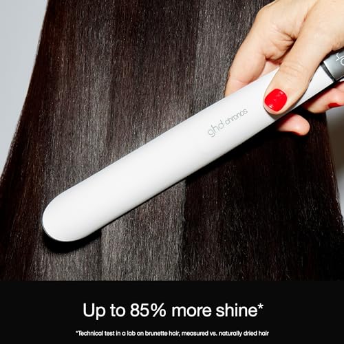 GHD Chronos Styler - 1 "" Hair reustener 3x أسرع HD مستجيب للحركة لنتائج واحدة من السكتة الدماغية عالية الدقة التي تستمر 24 ساعة 85 ٪ أكثر تألق 2x أقل تجعد لا توجد أضرار بالحرارة - أبيض - Image 5