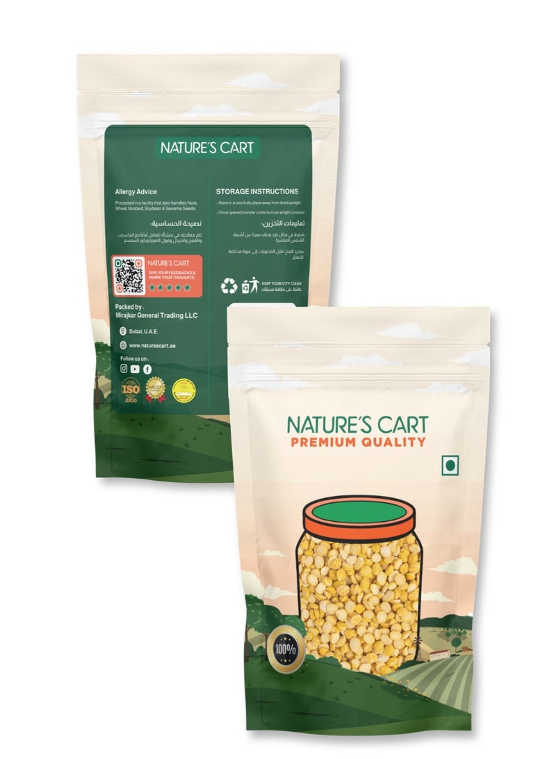 NATURE'S CART Nature’s Cart Chana Dal 1kg – Premium Split Bengal Gram | High Protein Lentils | Unpolished & Natural - Image 5
