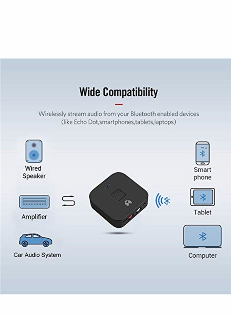 Y&D Bluetooth Receiver for Home Stereo RCA, 3.5mm AUX Wireless Audio Adapter and Car System, NFC-Enabled  - Image 5