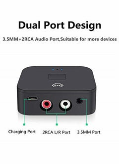 Y&D Bluetooth Receiver for Home Stereo RCA, 3.5mm AUX Wireless Audio Adapter and Car System, NFC-Enabled  - Image 2