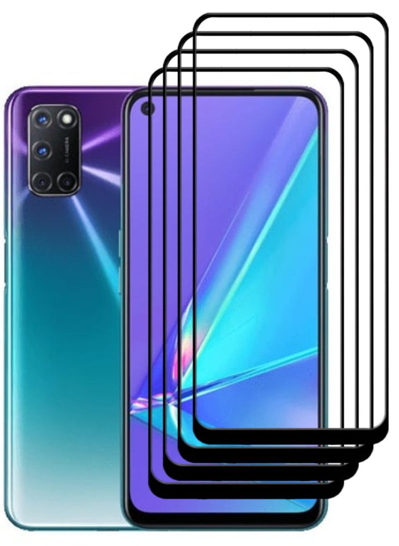 ACLIX 4 Pieces Antistatic ESD Dustproof Premium Quality High Definition Tempered Glass Screen Protector Designed For Oppo A92 - Image 1