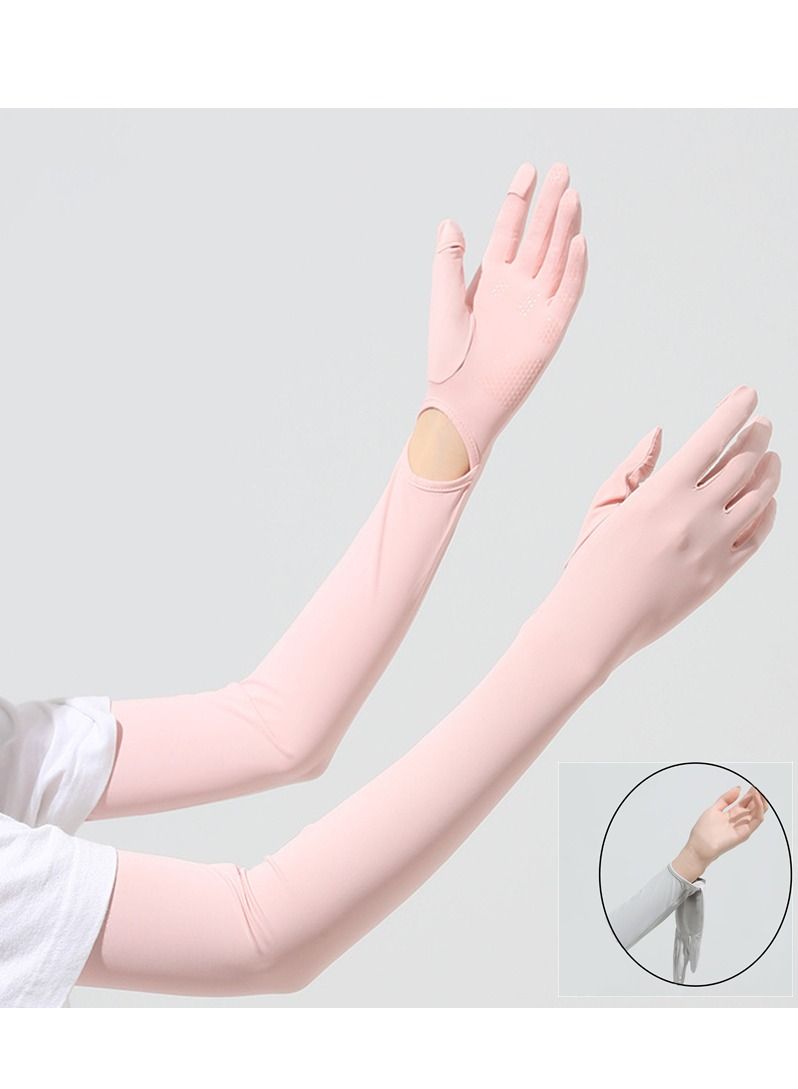Women's Driving Gloves UV Protection Summer Sun Protection Gloves Ice Sleeve Gloves - Image 1