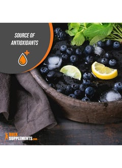 BULKSUPPLEMENTS.COM Blueberry Extract Powder Blueberry Extract For Baking Wild Blueberry Powder Antioxidants Supplement Anthocyanin Supplement Smoothie Powder (500 Grams 1.1 Lbs)  - Image 5