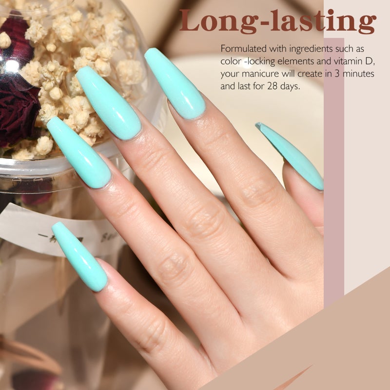 6 Colors Nail Dipping Powder Set Nail Art Dip Powder Kit Fast-drying No UV/LED Nail Lamp Needed for DIY Salon Nail Art Manicure - Image 5