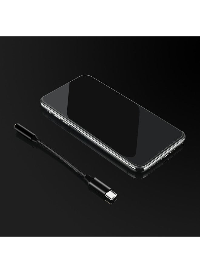 Spot Type-c To 3.5mm Headset Adapter DAC Digital Decoding Call Listen To Song Live Audio Adapter-Color:Black Analog Chip (poor Compatibility) - Image 5