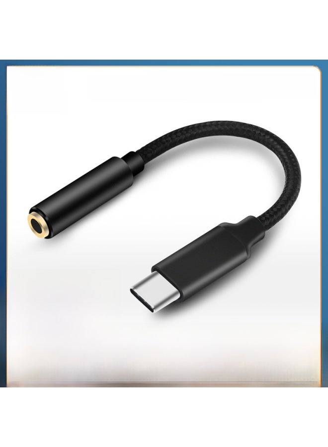 Spot Type-c To 3.5mm Headset Adapter DAC Digital Decoding Call Listen To Song Live Audio Adapter-Color:Black Analog Chip (poor Compatibility) - Image 2