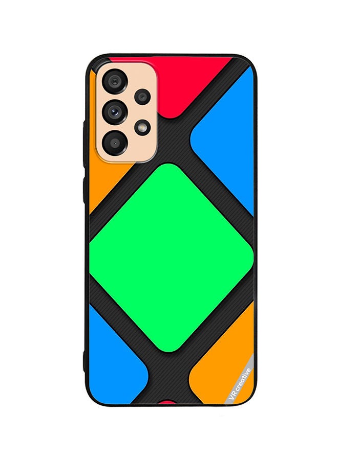 VR CREATIVE Protective Case Cover For Samsung Galaxy A53 5G Abstract Design Multicolour - Image 1