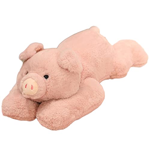 Hronsa Weighted Stuffed Animals 295in 62lbs Weighted Pig Stuffed Animal Toy Cute Pink Pig Plush Pillow for Adults Boys Girls - Image 1