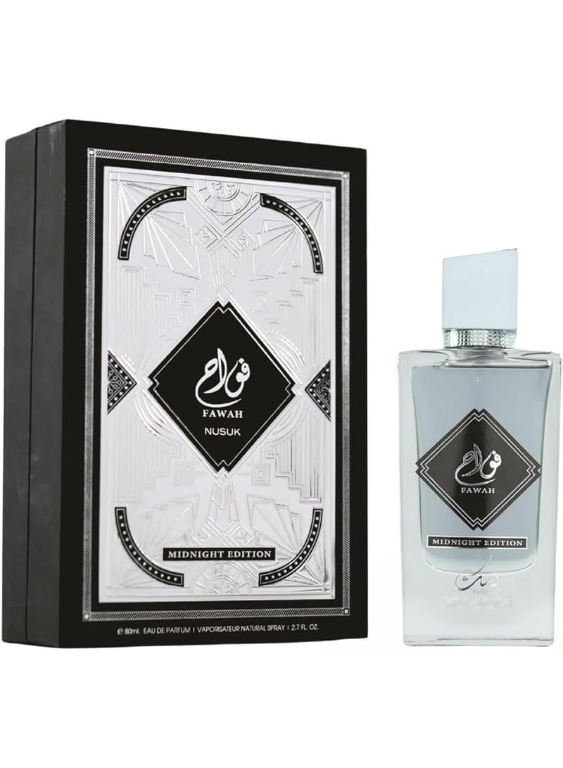 Nusuk Fawah Midnight For Men Eau De Parfum 80ML - Image 1