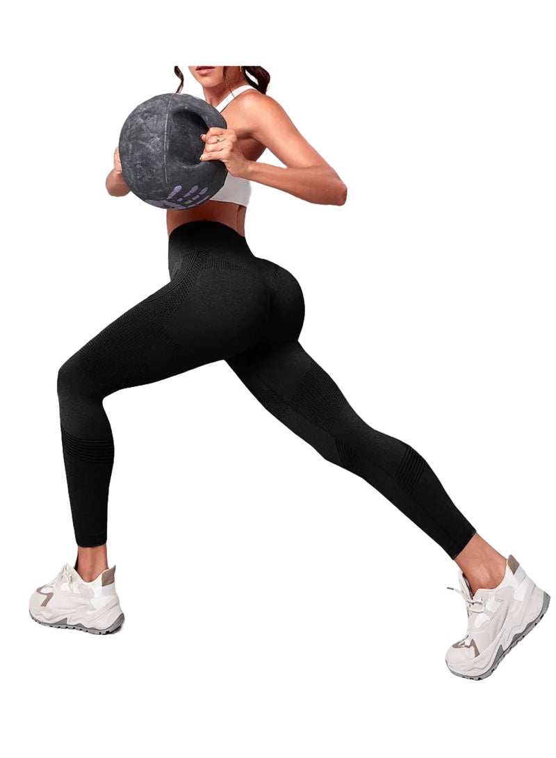 Sweet Cathy High Waisted Sports Leggings Tummy Control Seamless Contour Booty Scrunch Butt Workout Yoga Pants Sportswear for Women - Image 5