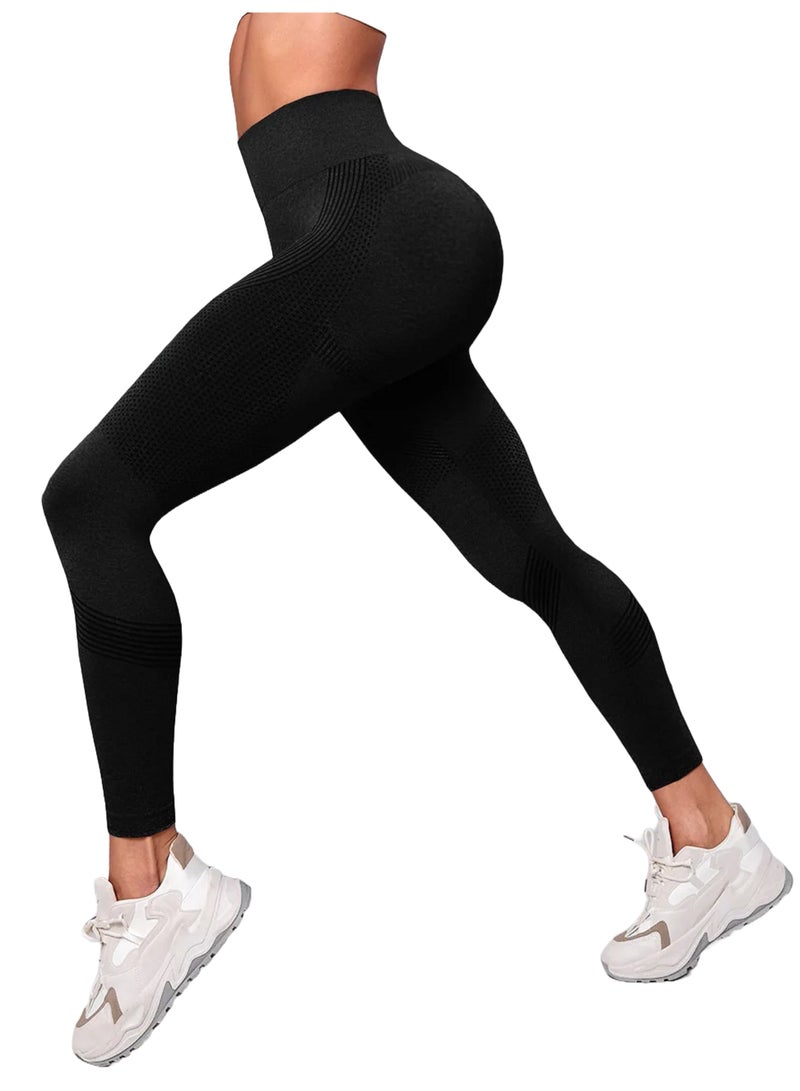 Sweet Cathy High Waisted Sports Leggings Tummy Control Seamless Contour Booty Scrunch Butt Workout Yoga Pants Sportswear for Women - Image 4