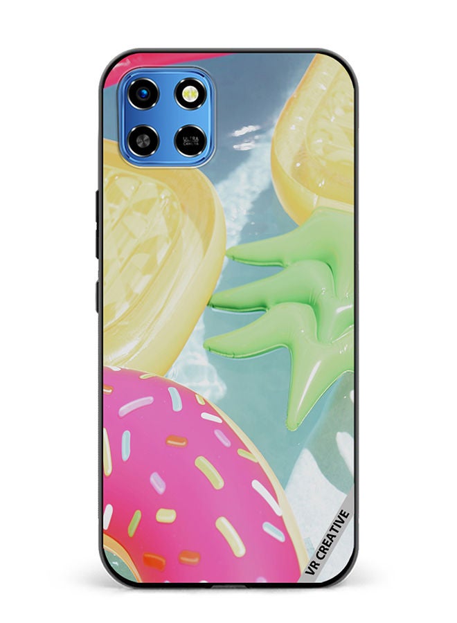 VR CREATIVE Protective Case Cover For Infinix Smart 6 HD Pool Fun Design Multicolour - Image 1