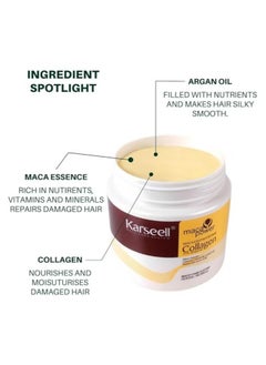 Karseell Collagen Maca Hair Essence Repair For Dry Damaged Hair 500ml  - Image 5