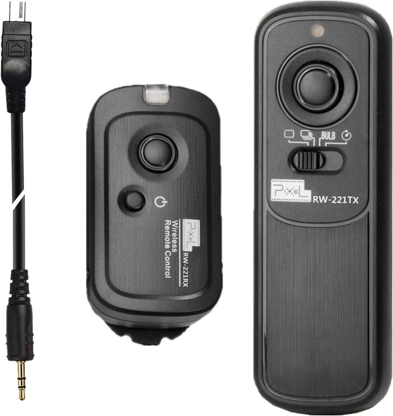 Pixel 2.4G Wireless Remote Control DC2 Remote Shutter Release Compatible with Nikon MC-DC2 Z7 Z7II Z6 Z6II Z6III Z5 D5600 D3300 D5000 D5100 D5200 D5300 D90 D7000 D7100 D7200 D7500 D780 D610 D750 P7700 P7800 - Image 1