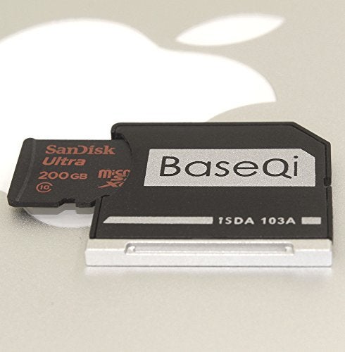 BaseQi Aluminum microSD Adapter for MacBook Air 13" and MacBook Pro 13"/15" (Non-Retina) Models - Image 3