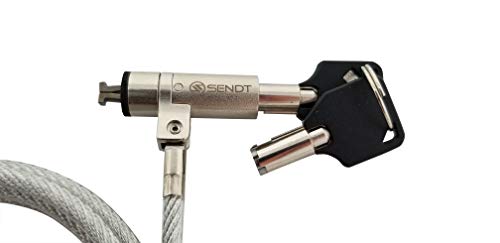 Sendt Silver Notebook Laptop Keyed Lock for Nano Security Slots - Image 2