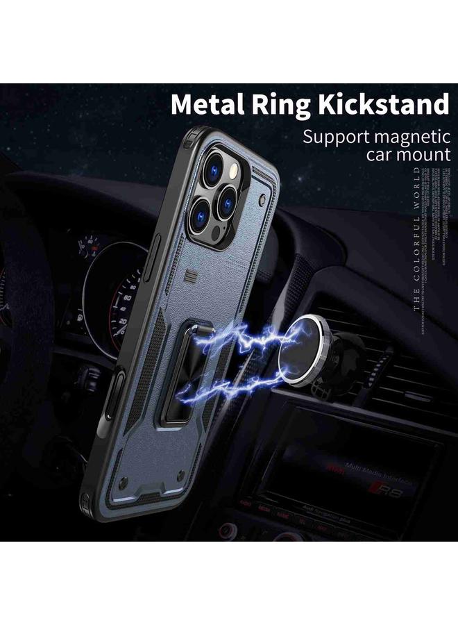 اس-توب جراب لهاتف iPhone 13 مزود بحلقة من البولي كربونات والبولي يوريثان الحراري الهجين - Image 2