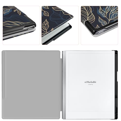 Aippdo Case for Remarkable 2 Paper Tablet 10.3" 2020 Released,Lightweight and Hard Back Shell Protective Book Folio Cover with Built-in Pen Holder,Comes with Remarkable 2 Pen Tips. - Image 2
