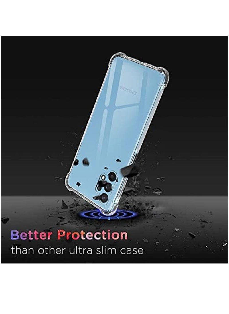 Raxoom Samsung Galaxy A52 Case Cover Protective Shock Absorption Bumper soft Transparent Case (Clear) - Image 5