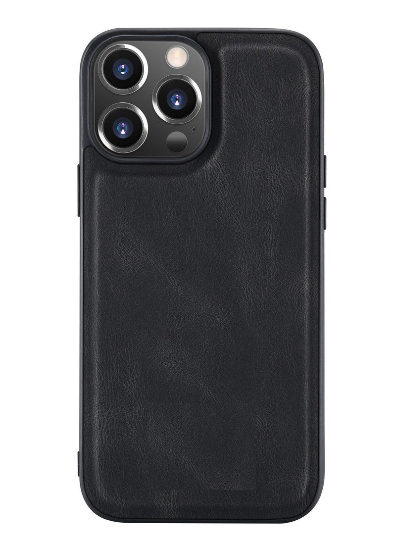 Suteni Leather Protective Back Cover Case Phone Case for iPhone - Image 1