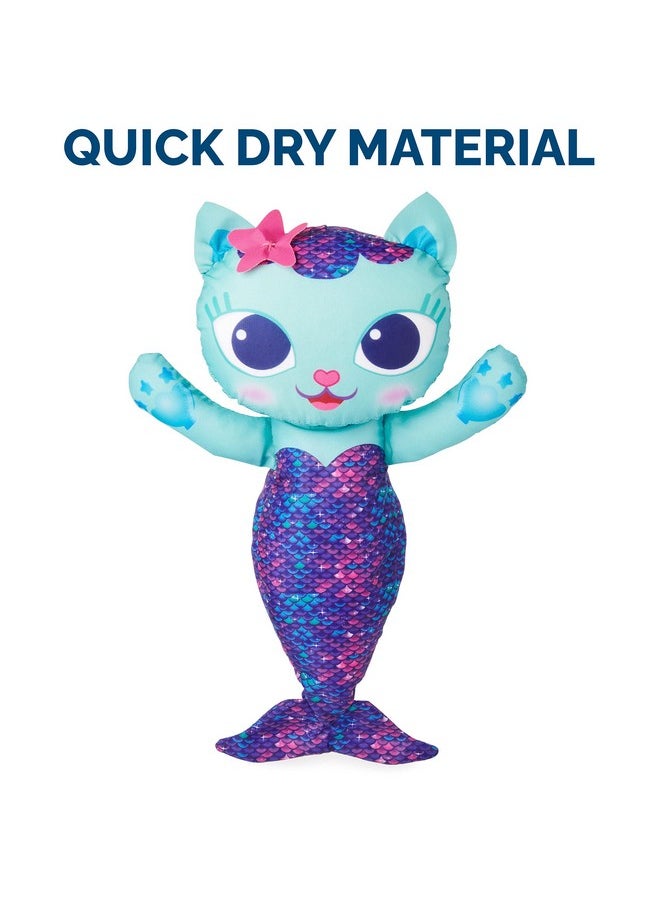 SwimWays Gabby’S Dollhouse Mercat Swim Huggable, Gabby’S Dollhouse Toys, Bath Toys & Beach Toys, Floating Water Stuffed Animal For Kids Aged 1 & Up  - Image 3