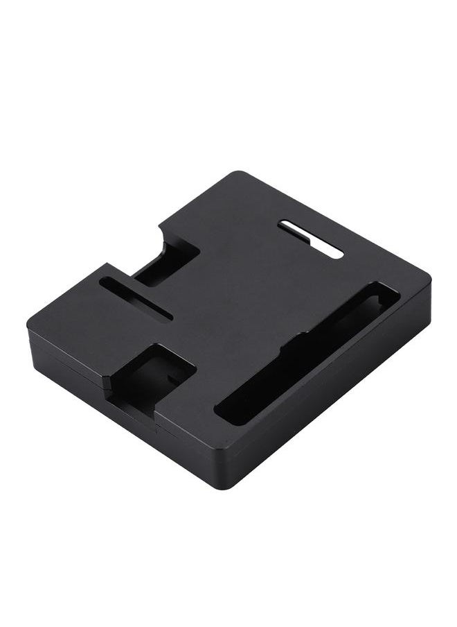 Thoraya Ultra-thin Aluminum Alloy CNC Case Portable Box for Raspberry Pi 3A Cooling Heatsink Black  - Image 2