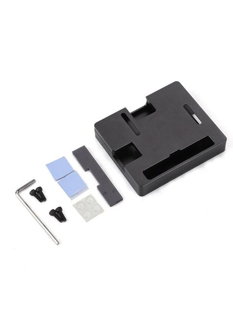 Ultra-thin Aluminum Alloy CNC Case Portable Box for Raspberry Pi 3A Cooling Heatsink Black