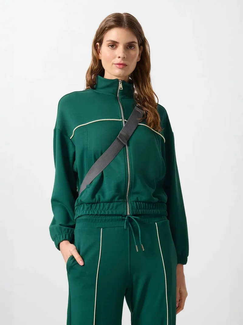 TOMMYLIFE TOMMY Oversized Zip-collar Tracksuit Set