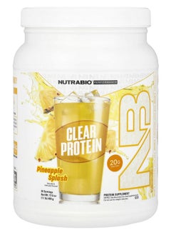 NutraBio Performance Clear Protein Pineapple Splash 1.1 lb (499 g) 
