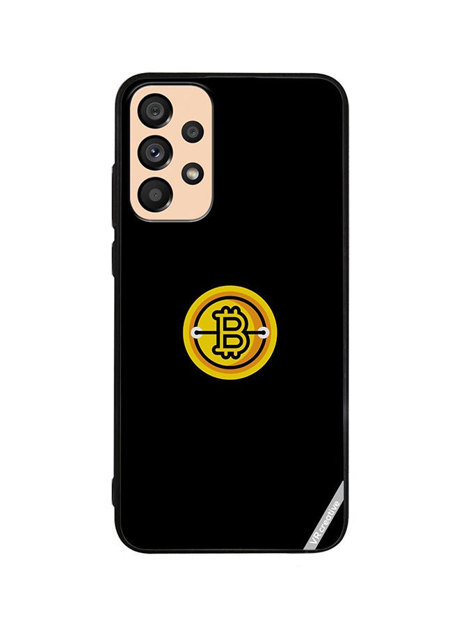 VR CREATIVE Protective Case Cover For Samsung Galaxy A73 5G Bitcoin Design Multicolour - Image 1
