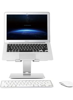 إيروريكس حامل كمبيوتر محمول من الألومنيوم Ap 2V بارتفاع قابل للتعديل وتصميم مريح لأجهزة الكمبيوتر المحمولة مقاس 11 بوصة و17 بوصة، حامل كمبيوتر محمول محمول من الألومنيوم باللون الفضي  - Image 2