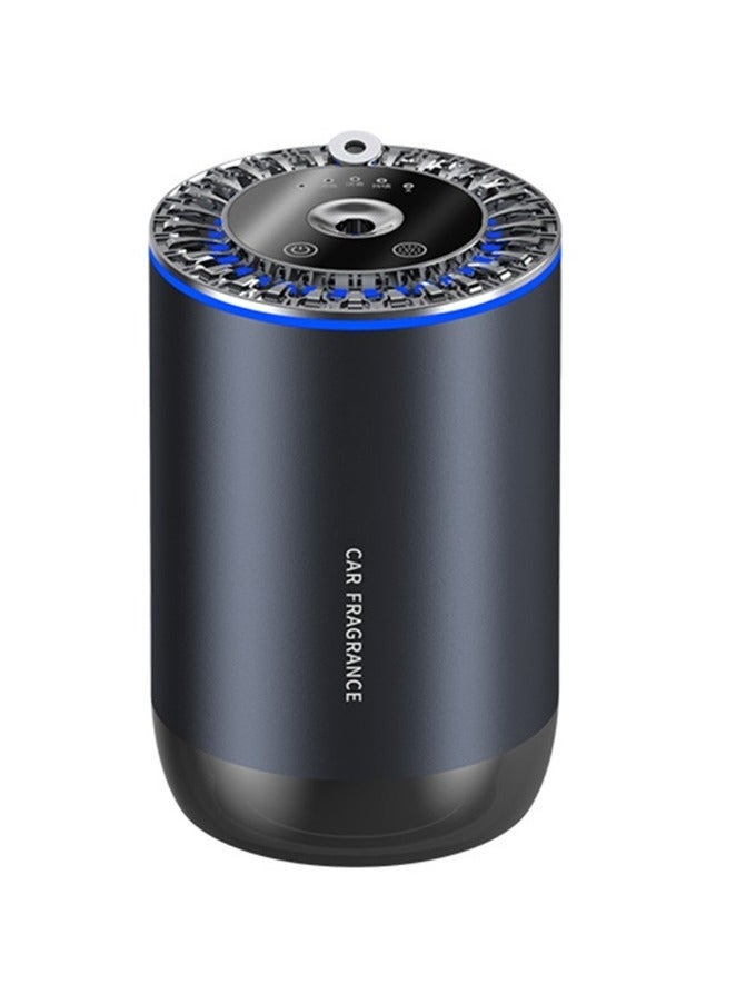 REBENUO عطر سيارة كولونيا زيت أساسي مرطب هواء سيارة - أسود - Image 1