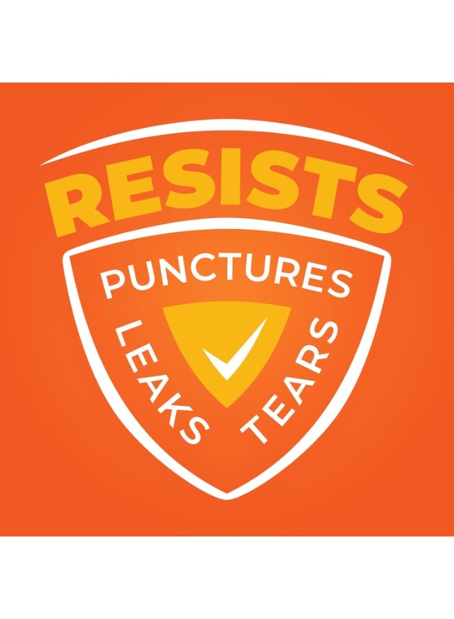 Hefty Strong 13 Gallon Trash Bags Tall Kitchen Trash Bags Unscentedlarge Trash Bags With Drawstrings Durable Closure Resists Leaks Punctures And Tears White Unscented 90 Bags - Image 3