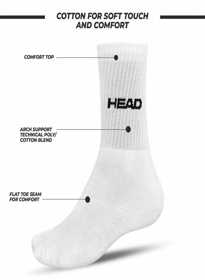 HEAD HSK-31 Regular Socks (White) - Image 3