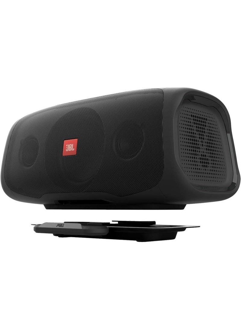 جي بي إل JBL Basspro Go - 2 في 1: مكبر صوت نشط للسيارة ومكبر صوت حفلات بلوتوث بقوة 200 وات في واحد - يمكن استخدامه في السيارة وبجانبها - أسود - Image 2