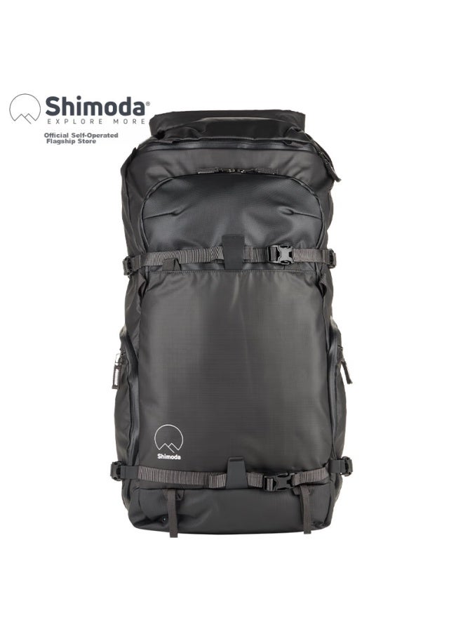 Shimoda Photography Bag, Professional Outdoor Camera Bag, Travel Adventure Waterproof Wear-resistant, Large Space Design, X50v2 Medium Size Dslr Inner Liner Set, Carbon Black Color, 520-139 - Image 2