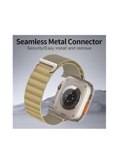 XICEN 3 Pack for Apple Watch Alpine Loop Band 49mm 45mm 44mm 42mm , Adjustable Metal C-Hook,  Nylon Woven Sport Strap for iWatch Series Ultra/8/7/SE/6/5/4/3/2/1  - Image 4
