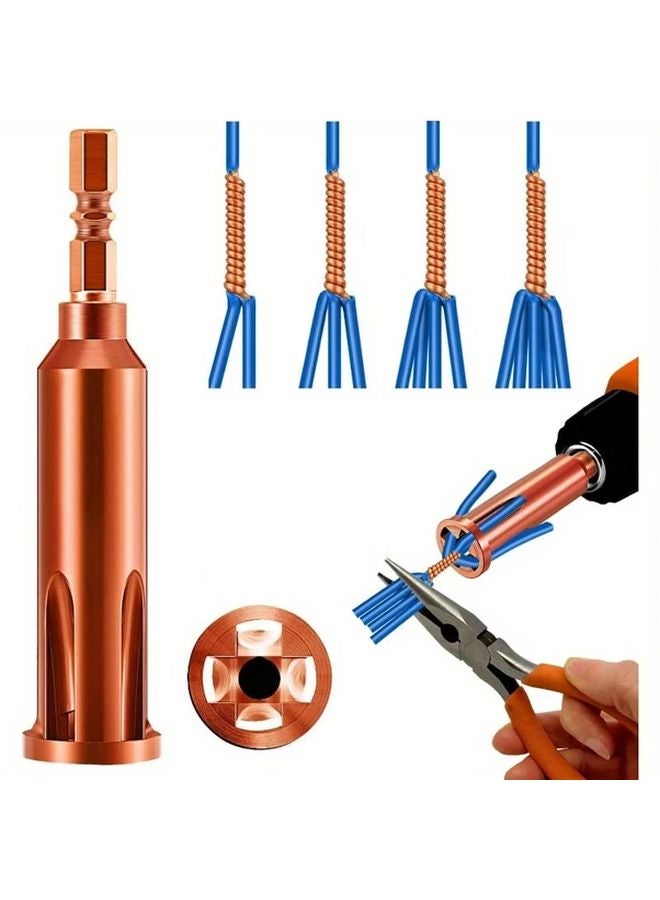 Variant1 Carbide Wire Stripper Twister Tool For Drill Driver Or Manual Use - Image 2