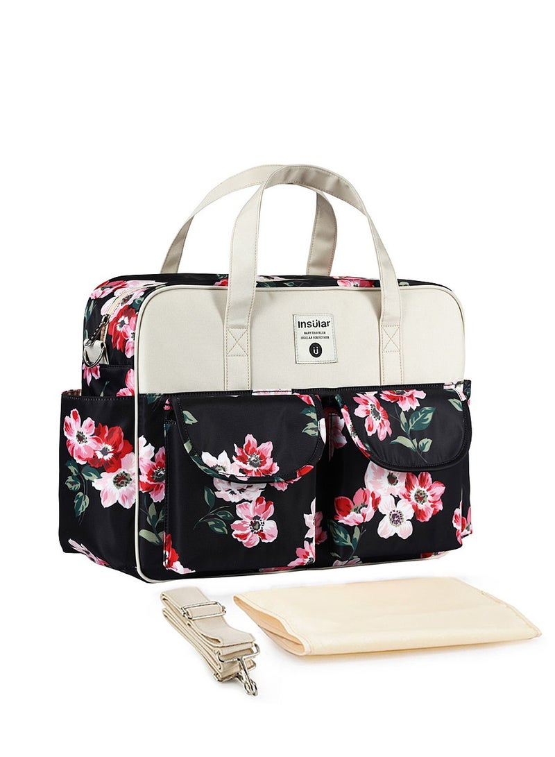 insular Multifunctional Animal Print Travel Nappy Bag With High-Quality Material - Image 1