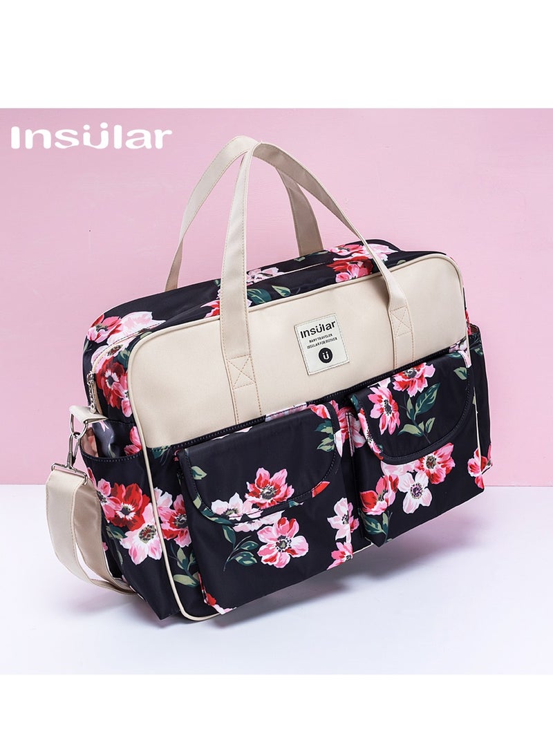 insular Multifunctional Animal Print Travel Nappy Bag With High-Quality Material - Image 2