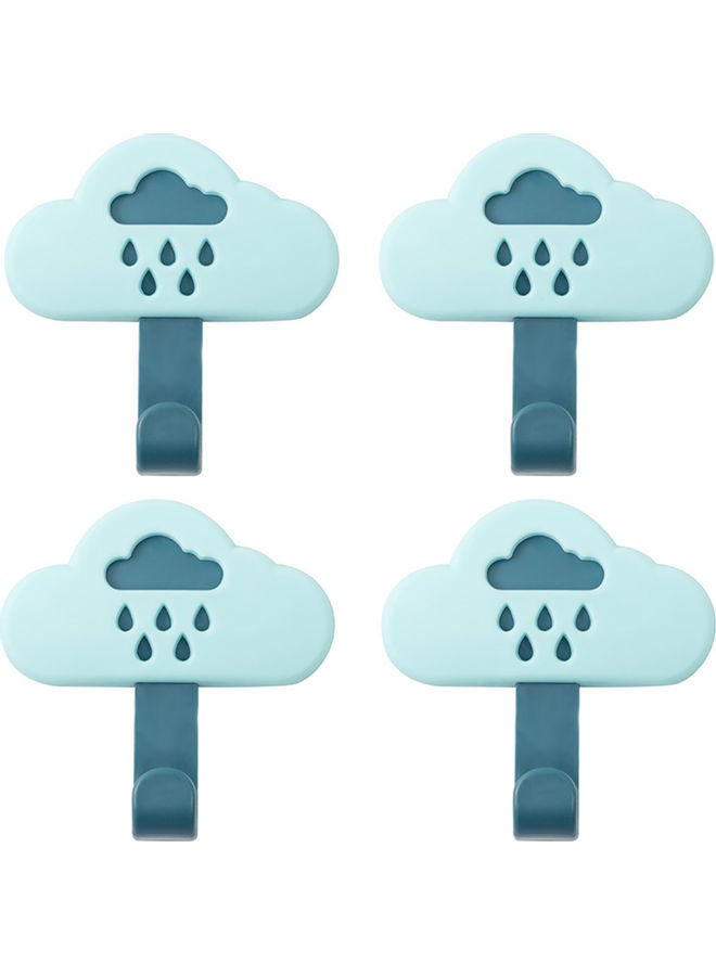 4-Piece Hanging Hook Green